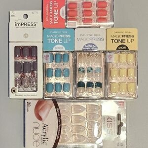 Press-On Nails - 6 Sets